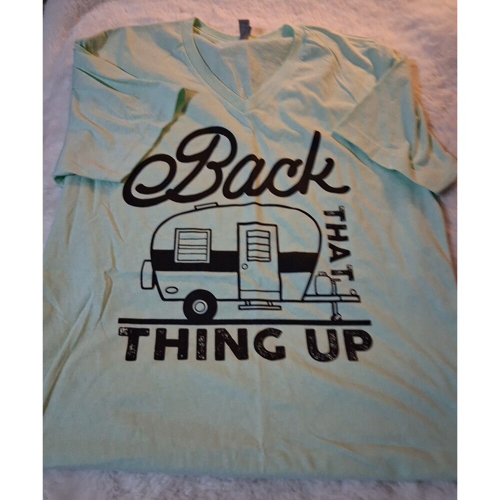 Next Level Apparel Back That Thing Up vneck sz small